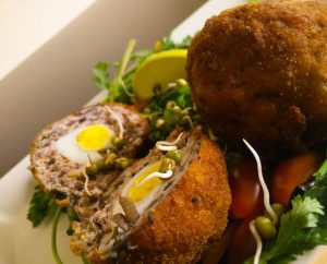 Scotch Eggs with a Tropical Twist