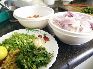 Erachi Choru (Meat Rice Kerala Style) - Ingredients