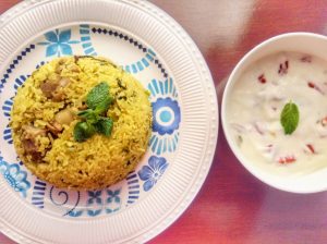 Erachi Choru (Meat Rice Kerala Style)