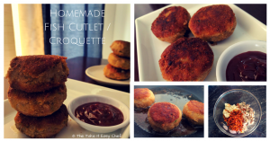 Homemade Fish Cutlet/Croquette