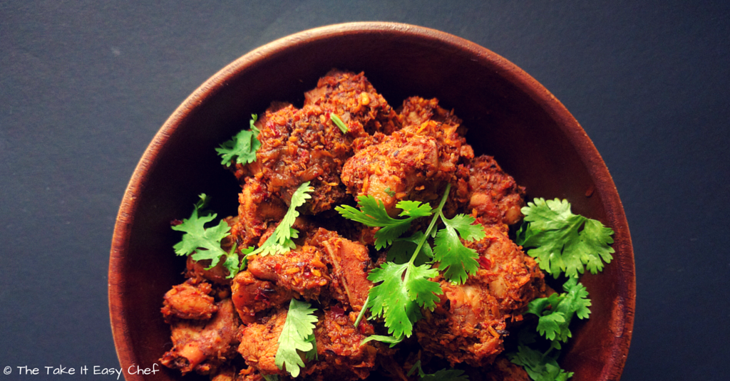 Kori Sukka (Mangalore Style Dry Chicken Curry)