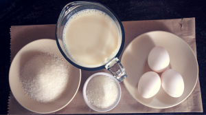 Caramel Custard - Ingredients