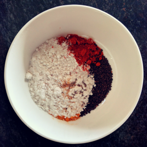 Papada vada (batter fried papad/popadum/appalam) - Ingredients