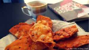 Papada vada (batter fried papad/popadum/appalam)