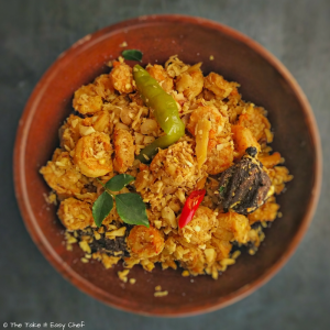 Prawns/Shrimp Cooked with Grated Coconut (Chemmeen Peera)