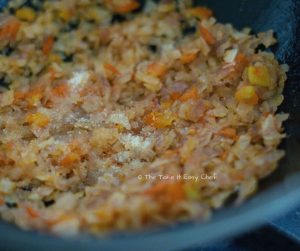 Garlic Chicken Steps - Adding salt, sugar, and water