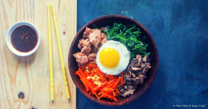 Korean Bibimbap with Chicken Bulgogi