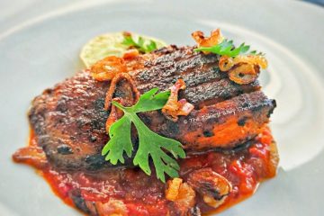 Pan-fried Masala Sea Bass