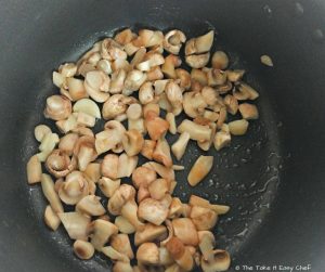 Mushrooms fried in butter