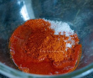 Chilli Fried Prawns Steps - Easy marinade preparation