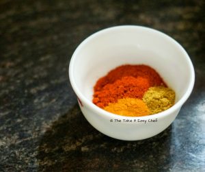 Get the ingredients for the marinade ready.