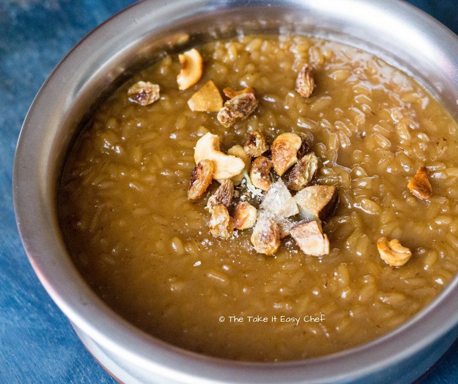 Pradhaman (Easy Payasam for a feast)