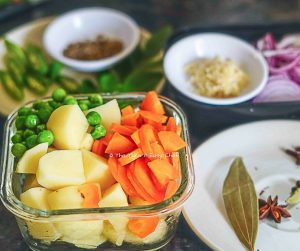 Ingredients for Kerala mutton stew