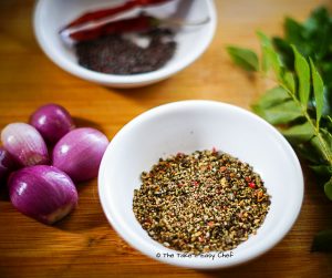 Pepper Coconut Chutney Ingredients