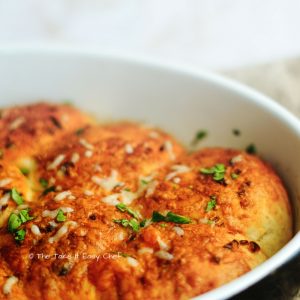 Pull Apart Cheesy Garlic Bread is ready to serve