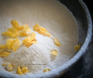 Shredded Butter for the Pull-Apart Cheesy Garlic Bread