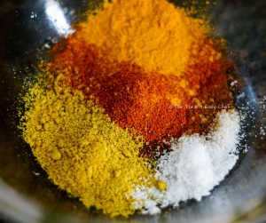 Ingredients for the marinade