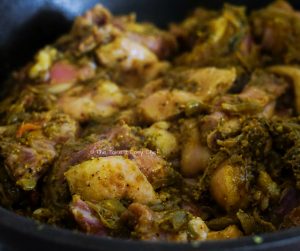 Add the duck pieces and combine well