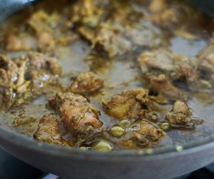 Open the lid and reduce till all the water evaporates