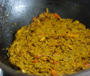 Add the ground paste 2 and mix well