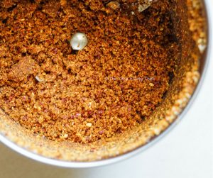 Chilli Bajji Pav Steps - Garlic chutney is ready