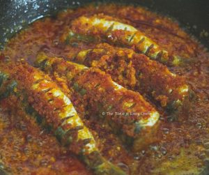 Thalassery Style Sardine Fry Steps - Fry on both sides